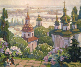 Kyiv, 100x70, oil, canvas, 1989
