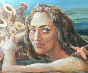 Mermaid Tanja, 40x50, oil, canvas