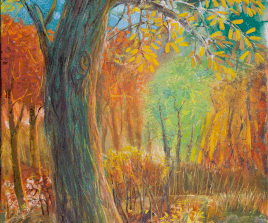 Autumn-light, 60x60, acrylic, canvas, 2015