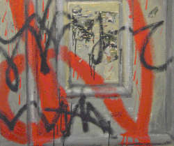 Door, 60x80, acrylic, oil, canvas, 2005