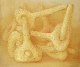 Gold-keys, 100x85, oil, canvas